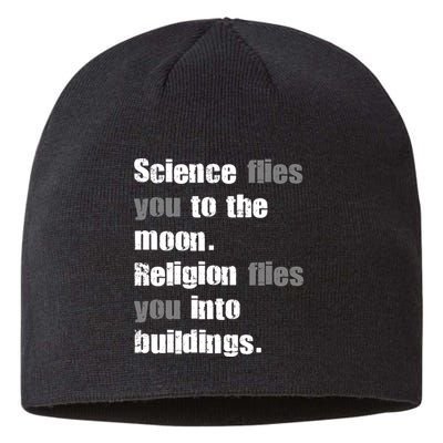 Science Flies You To The Moon Sustainable Beanie