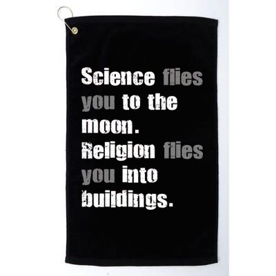 Science Flies You To The Moon Platinum Collection Golf Towel