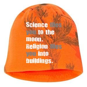 Science Flies You To The Moon Kati - Camo Knit Beanie