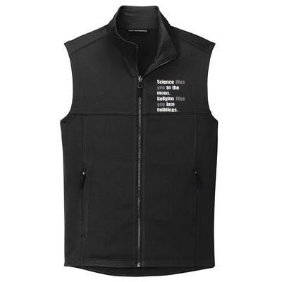 Science Flies You To The Moon Collective Smooth Fleece Vest