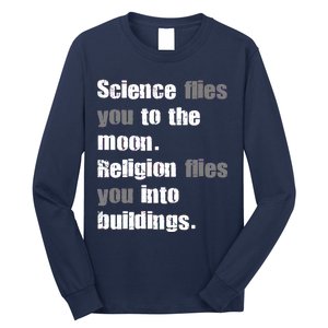 Science Flies You To The Moon Long Sleeve Shirt