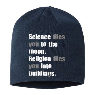 Science Flies You To The Moon Sustainable Beanie