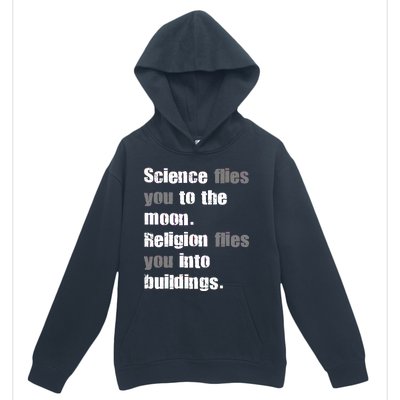 Science Flies You To The Moon Urban Pullover Hoodie