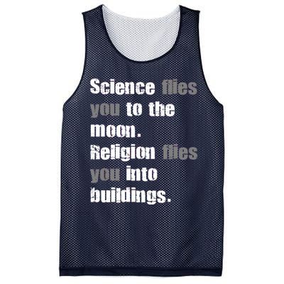 Science Flies You To The Moon Mesh Reversible Basketball Jersey Tank