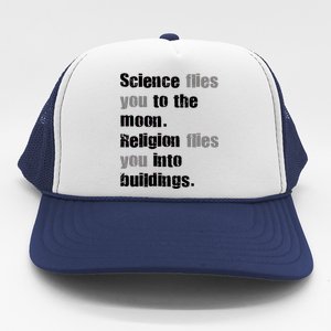 Science Flies You To The Moon Trucker Hat