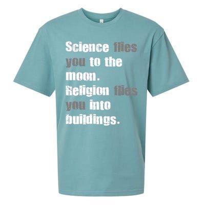 Science Flies You To The Moon Sueded Cloud Jersey T-Shirt