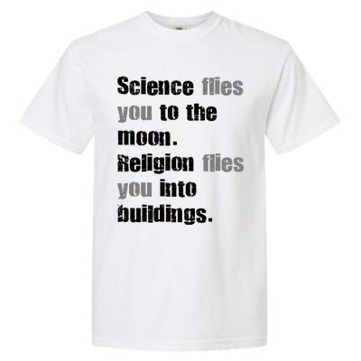 Science Flies You To The Moon Garment-Dyed Heavyweight T-Shirt