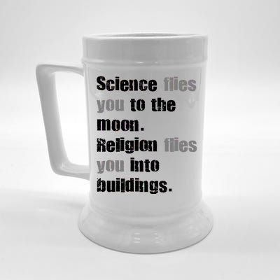 Science Flies You To The Moon Beer Stein