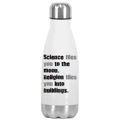 Science Flies You To The Moon Stainless Steel Insulated Water Bottle