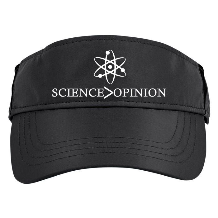 Science is Greater Than Opinion Adult Drive Performance Visor