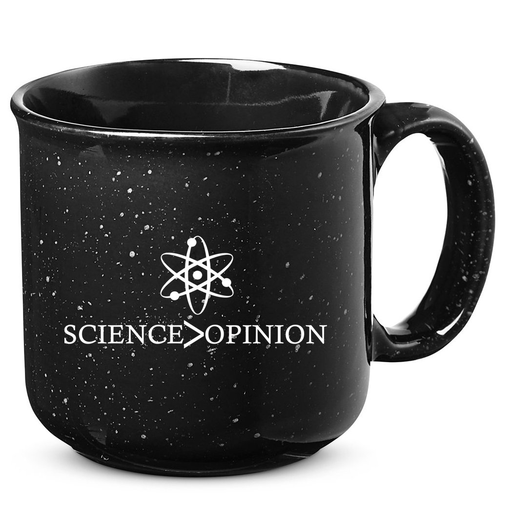 Science is Greater Than Opinion 15oz Campfire Ceramic Mug