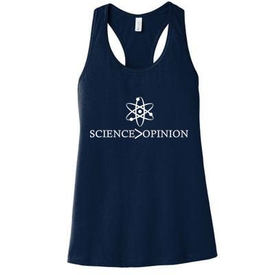 Science is Greater Than Opinion Womens Tank Top