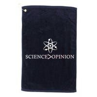 Science is Greater Than Opinion Platinum Collection Golf Towel