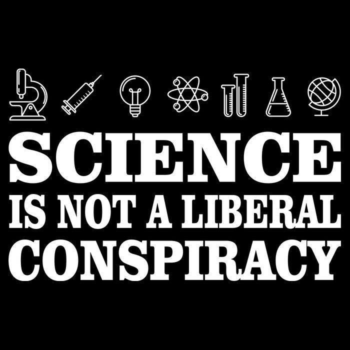 Science Is Not A Liberal Conspiracy USA-Made Doggie Bandana