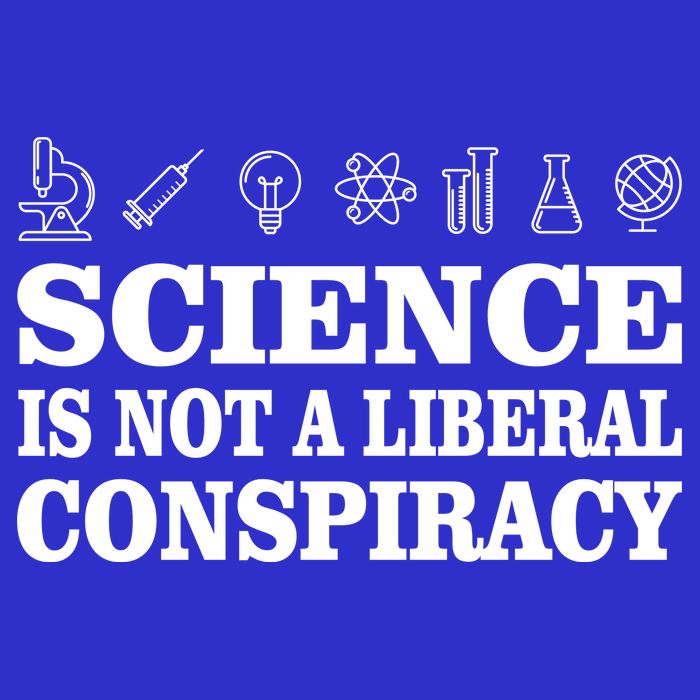 Science Is Not A Liberal Conspiracy Apron