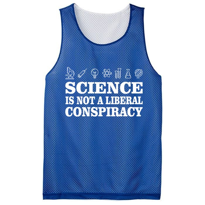 Science Is Not A Liberal Conspiracy Mesh Reversible Basketball Jersey Tank
