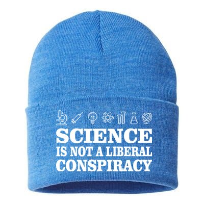 Science Is Not A Liberal Conspiracy Sustainable Knit Beanie