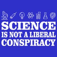 Science Is Not A Liberal Conspiracy Women's V-Neck T-Shirt