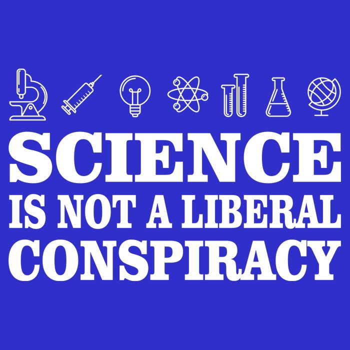 Science Is Not A Liberal Conspiracy Women's V-Neck T-Shirt