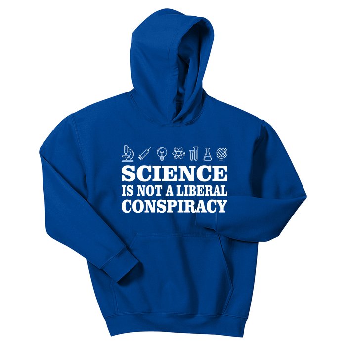 Science Is Not A Liberal Conspiracy Kids Hoodie