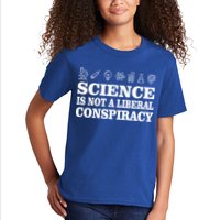 Science Is Not A Liberal Conspiracy Kids T-Shirt