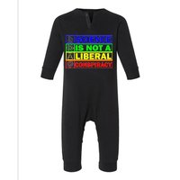 Science Is Not A Liberal Conspiracy Funny Infant Fleece One Piece