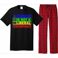 Science Is Not A Liberal Conspiracy Funny Pajama Set