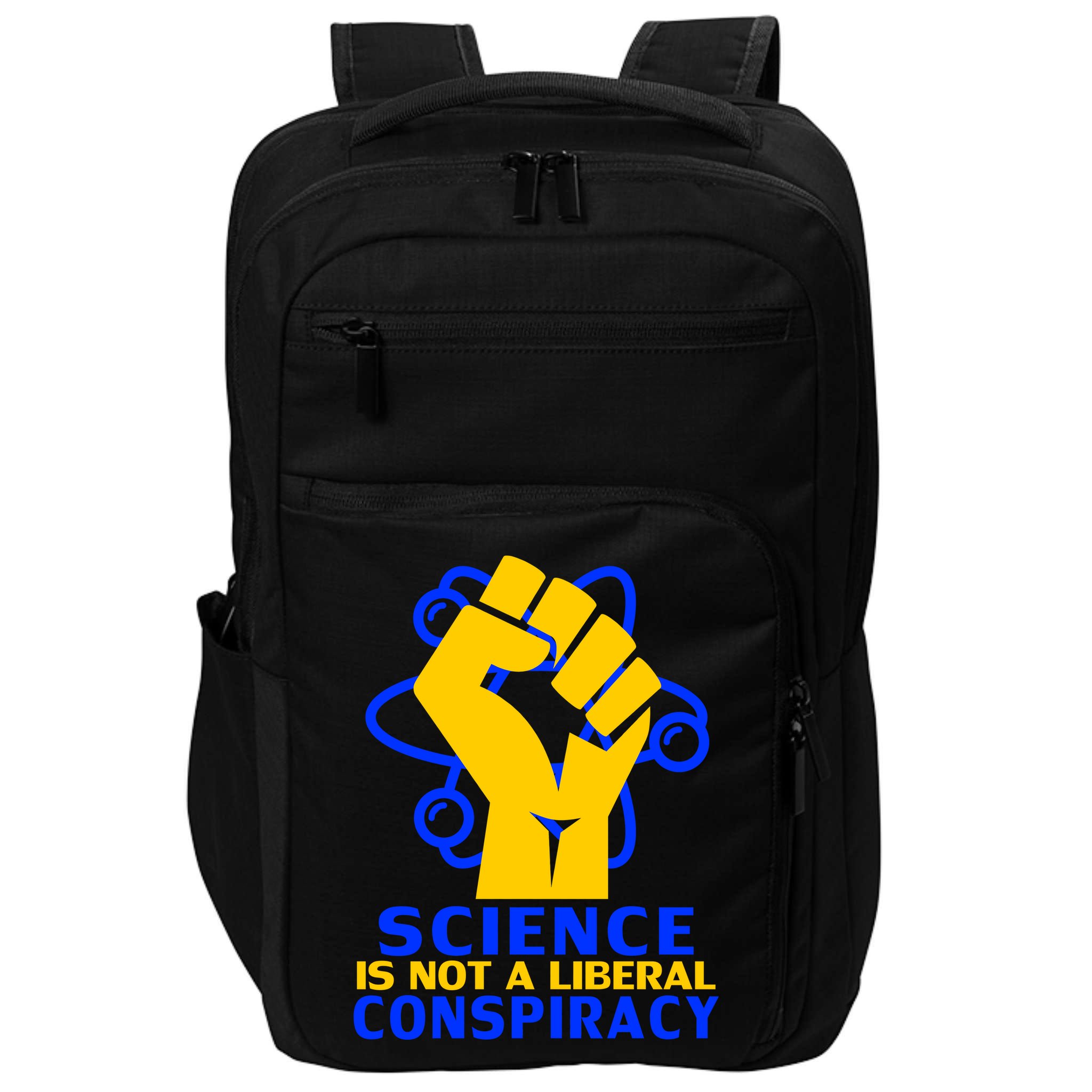 Science is not A Liberal Conspiracy Resist Resistance Impact Tech Backpack