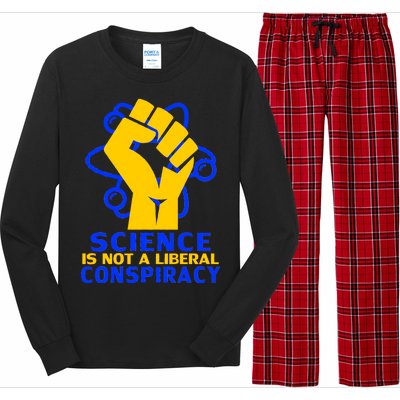 Science is not A Liberal Conspiracy Resist Resistance Long Sleeve Pajama Set