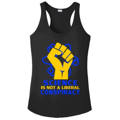 Science is not A Liberal Conspiracy Resist Resistance Ladies PosiCharge Competitor Racerback Tank