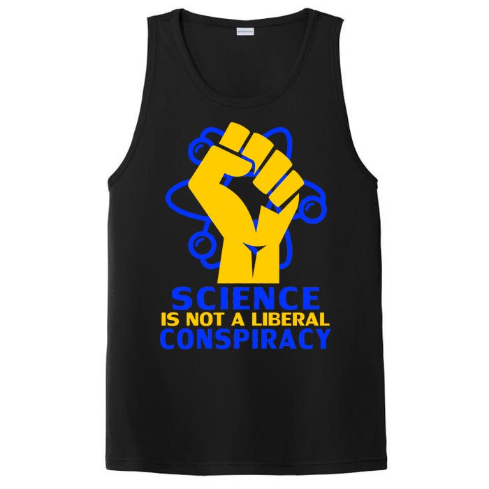 Science is not A Liberal Conspiracy Resist Resistance PosiCharge Competitor Tank