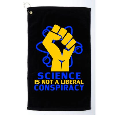 Science is not A Liberal Conspiracy Resist Resistance Golf Towel