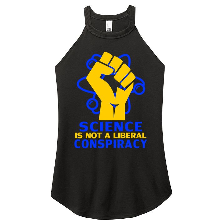 Science is not A Liberal Conspiracy Resist Resistance Women's Perfect Tri Rocker Tank