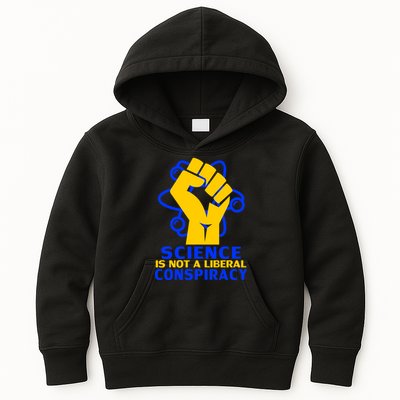 Science is not A Liberal Conspiracy Resist Resistance Kids Hoodie