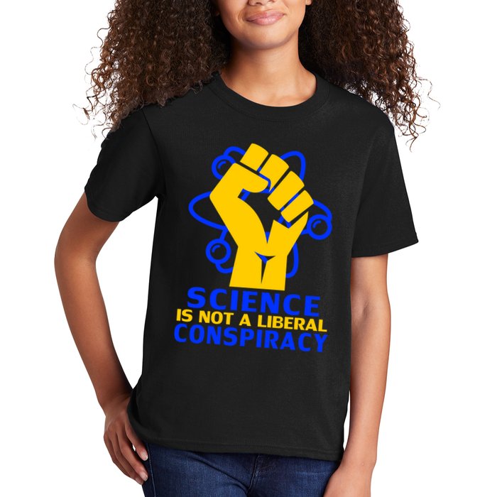 Science is not A Liberal Conspiracy Resist Resistance Kids T-Shirt