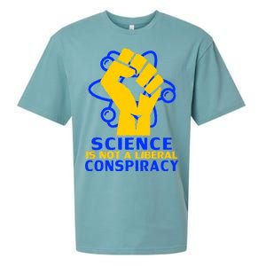 Science is not A Liberal Conspiracy Resist Resistance Sueded Cloud Jersey T-Shirt