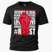 Science Is Real Resist Quote Cooling Performance Crew T-Shirt