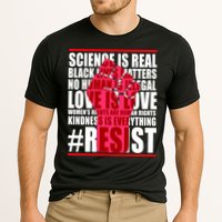 Science Is Real Resist Quote Cooling Performance Crew T-Shirt