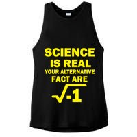 Science Is Real Your Alternative Fact Are Ladies PosiCharge Tri-Blend Wicking Tank