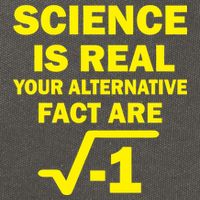 Science Is Real Your Alternative Fact Are Cotton Canvas Backpack
