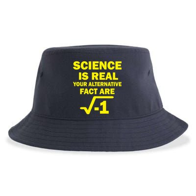 Science Is Real Your Alternative Fact Are Sustainable Bucket Hat