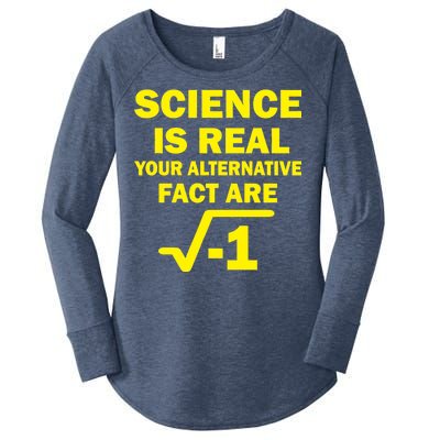 Science Is Real Your Alternative Fact Are Women's Perfect Tri Tunic Long Sleeve Shirt