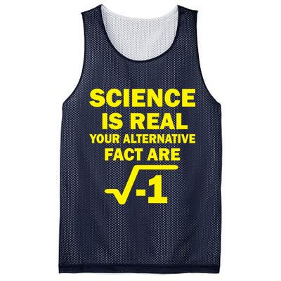 Science Is Real Your Alternative Fact Are Mesh Reversible Basketball Jersey Tank