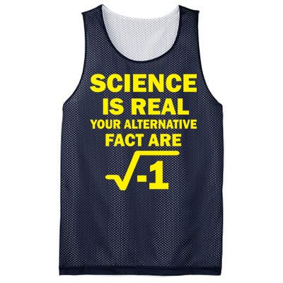 Science Is Real Your Alternative Fact Are Mesh Reversible Basketball Jersey Tank