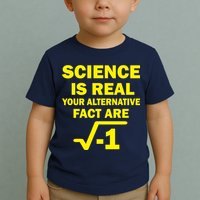 Science Is Real Your Alternative Fact Are Toddler T-Shirt