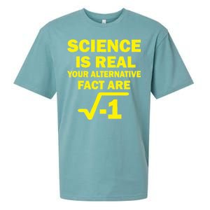 Science Is Real Your Alternative Fact Are Sueded Cloud Jersey T-Shirt