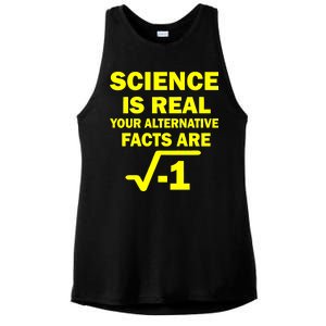 Science Is Real Your Alternative Facts Are Ladies PosiCharge Tri-Blend Wicking Tank