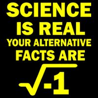 Science Is Real Your Alternative Facts Are Backpack