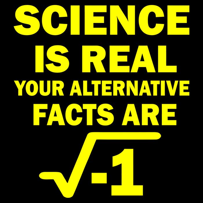 Science Is Real Your Alternative Facts Are Backpack