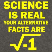 Science Is Real Your Alternative Facts Are Cotton Canvas Backpack